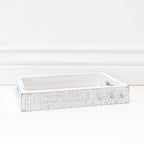 Handmade White Wash Wooden Farmhouse Dandelion Tray