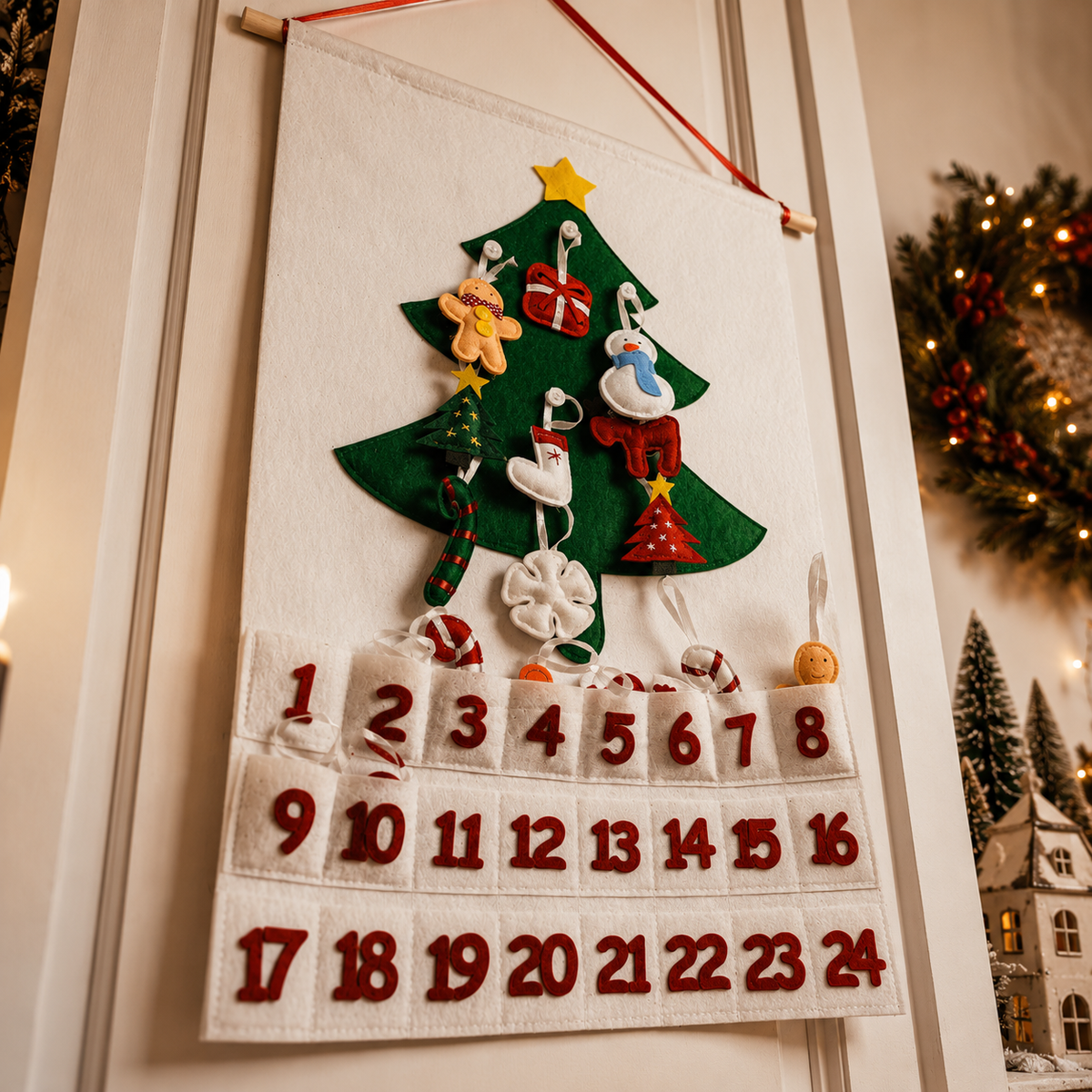Handmade Felt Christmas Advent Calendar