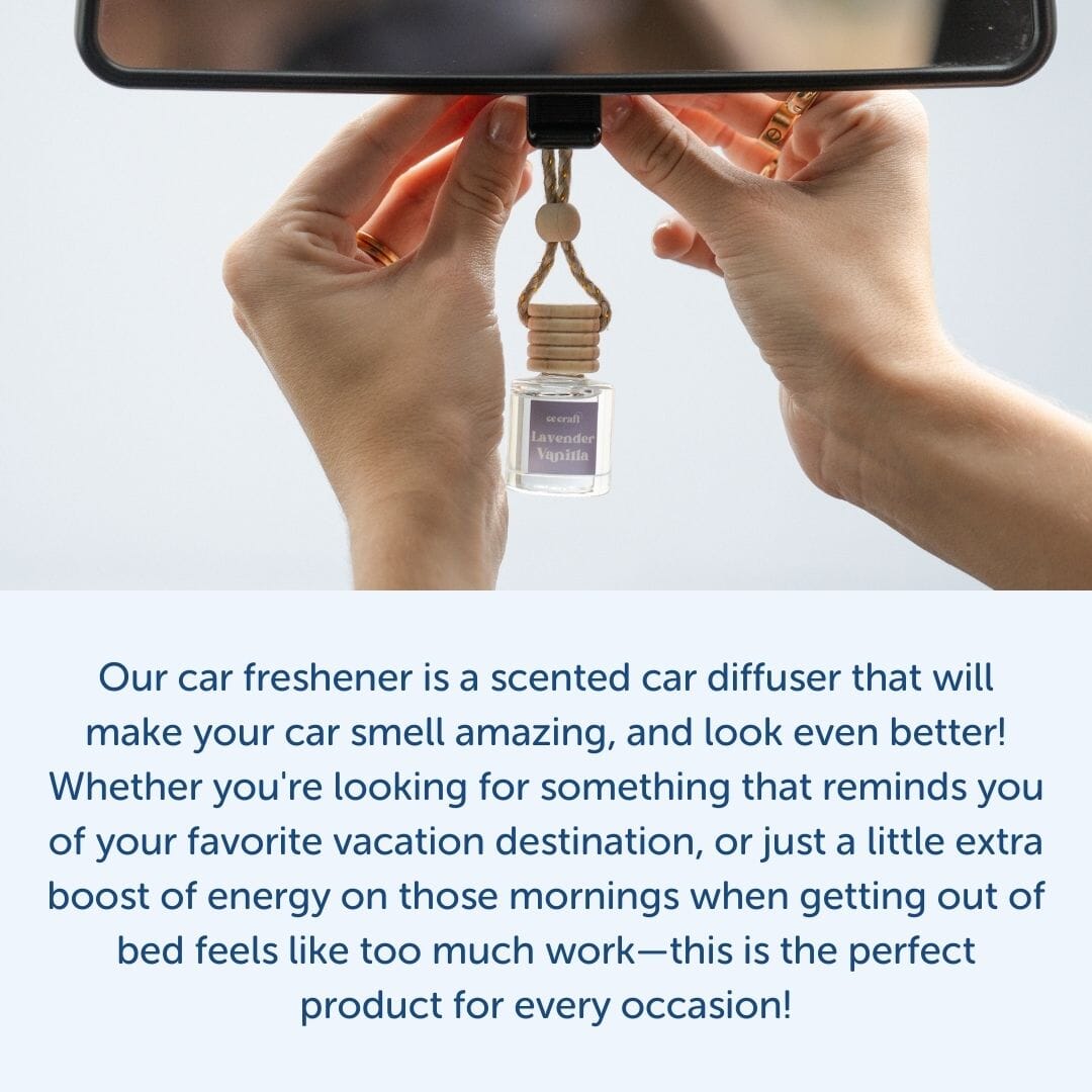 Flannel Pine Scented Hanging Refillable Car Freshener Diffuser
