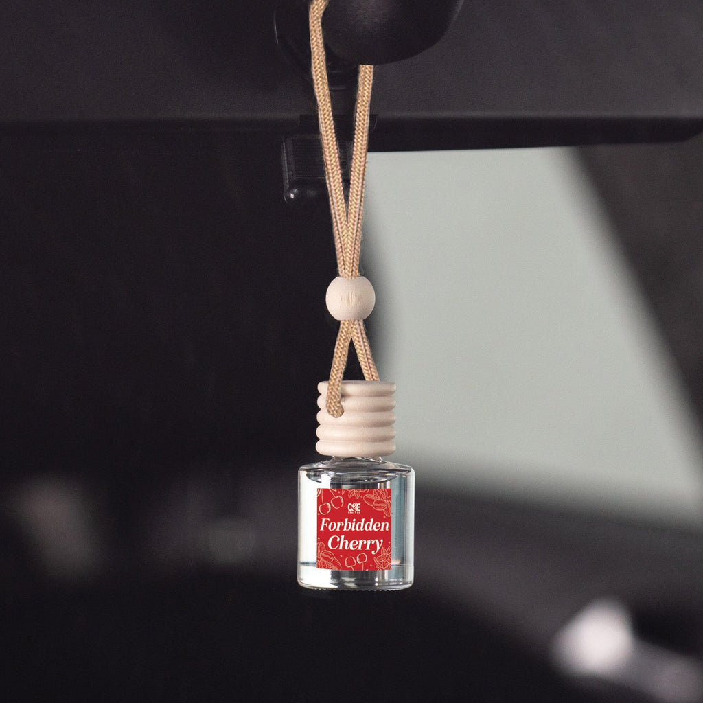 Forbidden Cherry Scented Hanging Refillable Car Freshener Diffuser