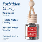 Forbidden Cherry Scented Hanging Refillable Car Freshener Diffuser