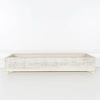 Handmade "Gather Here With Grateful Hearts" Long Box Tray