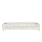 Handmade "Gather Here With Grateful Hearts" Long Box Tray
