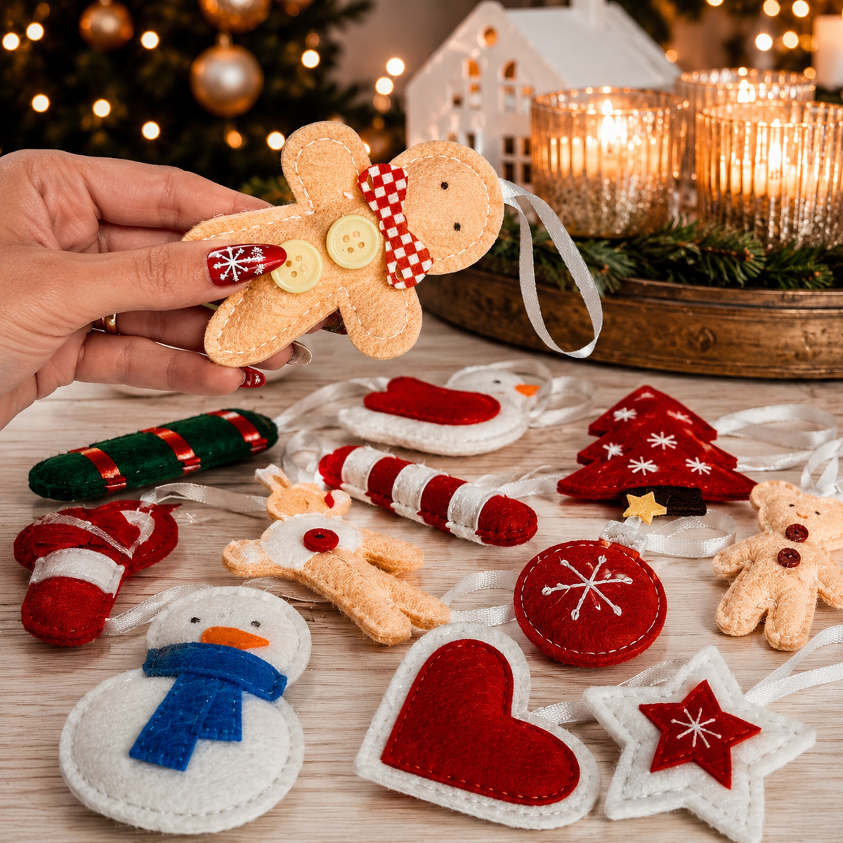 Handmade Felt Christmas Advent Calendar