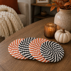 Fall Fabric Coasters — Select Your Pack & Color Story