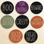 Ceramic Halloween Coasters — Select Your Pack & Style