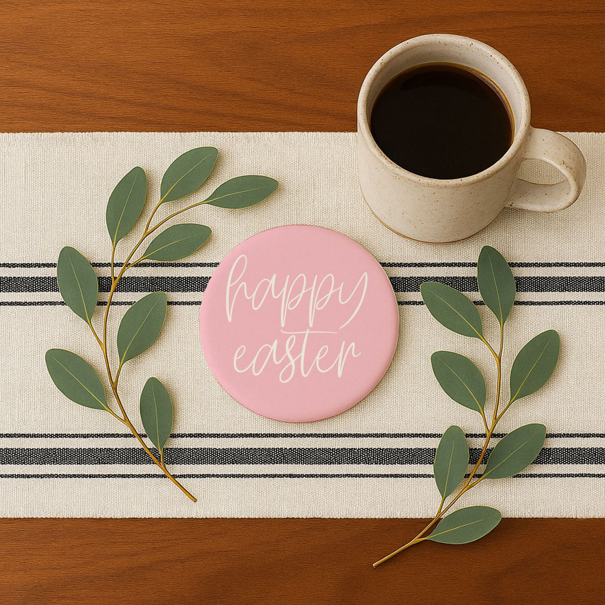 Easter + Spring Ceramic Coasters — Select Your Pack & Style