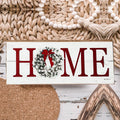 Handmade Wooden "Home" Christmas Sign