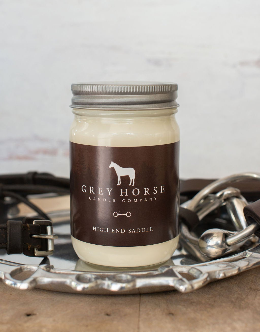 High End Saddle Signature Jar Candle