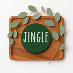 Minimalist Christmas Premium Ceramic Coasters with Cork Back — Select Your Pack & Color