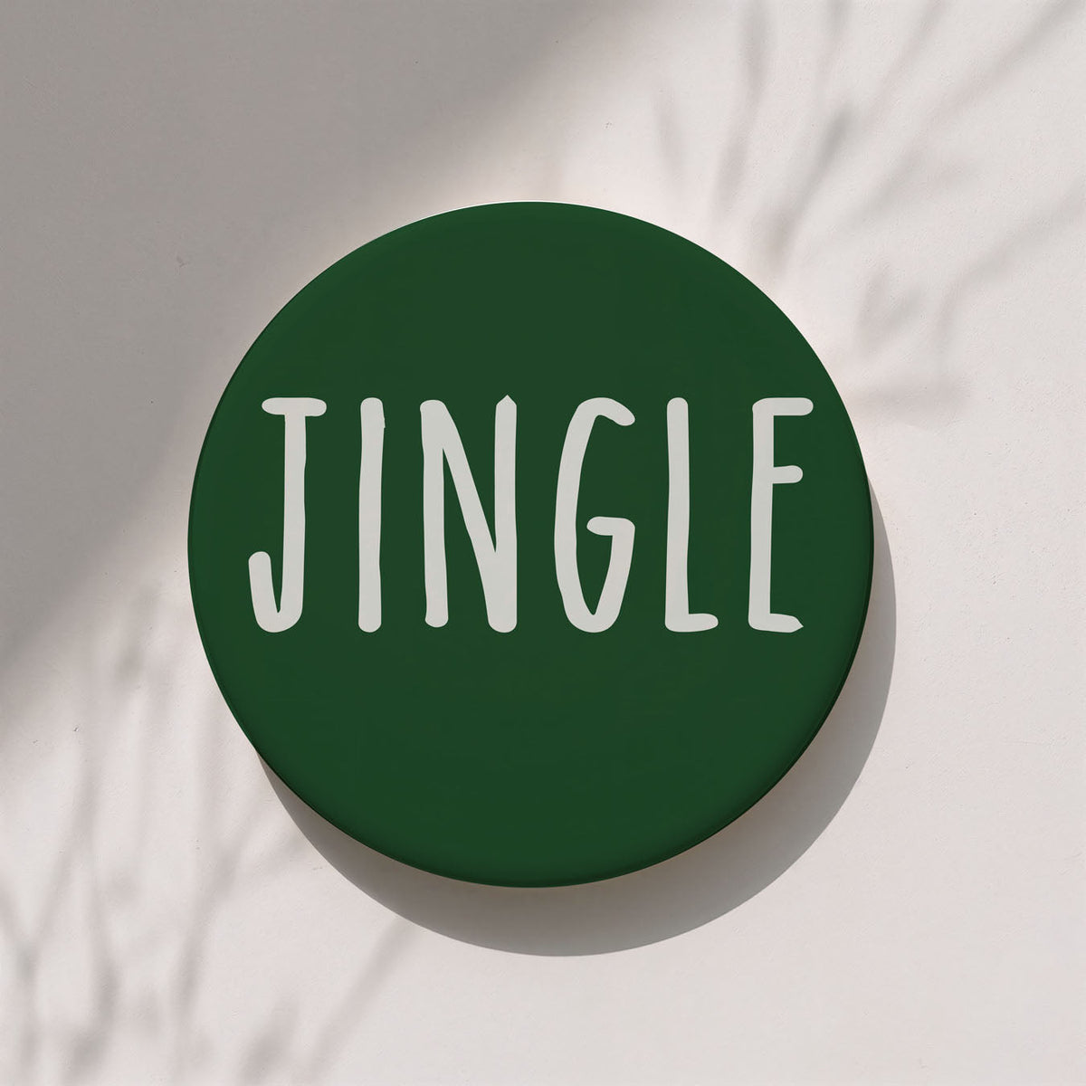 Minimalist Christmas Premium Ceramic Coasters with Cork Back — Select Your Pack & Color