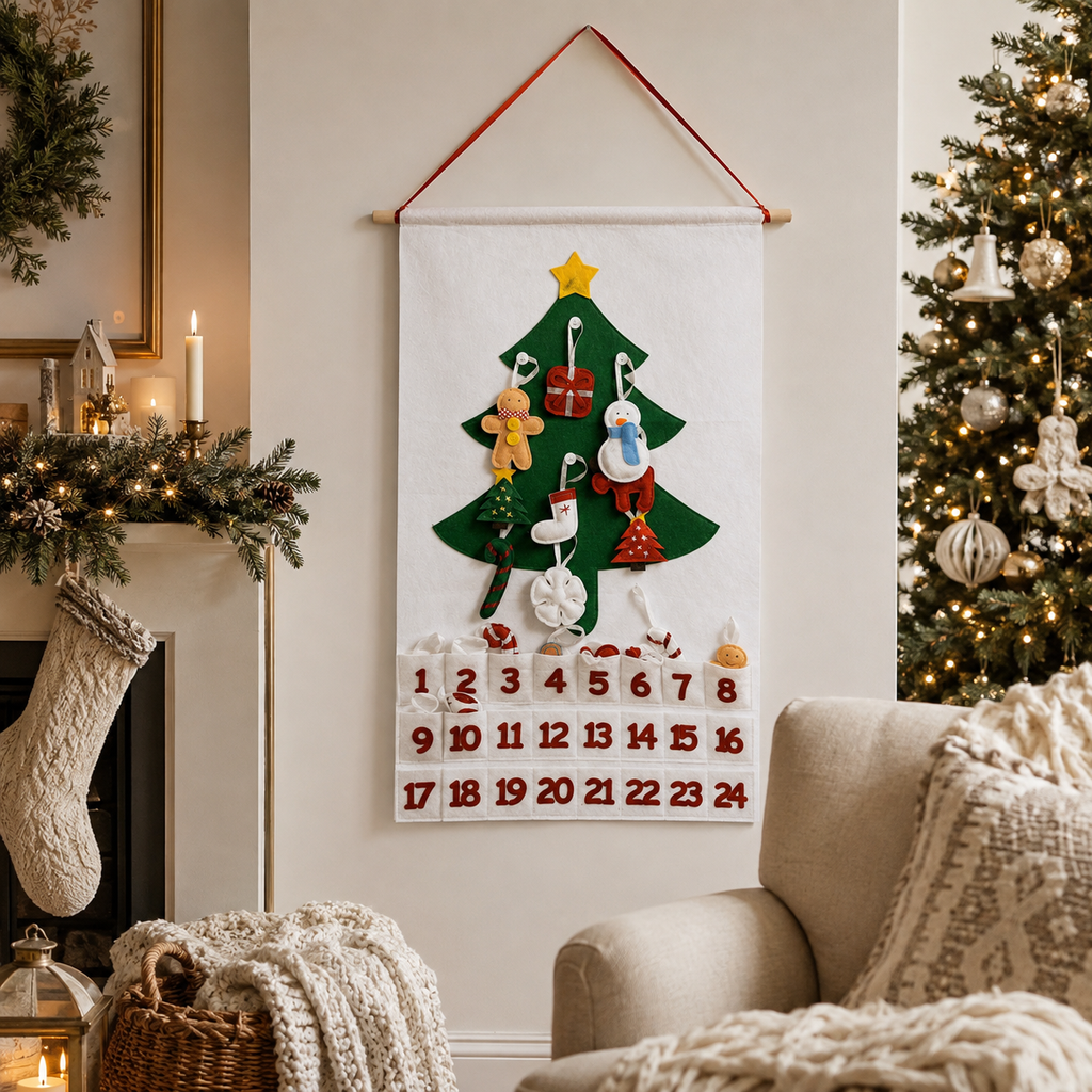 Handmade Felt Christmas Advent Calendar
