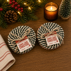 Candy Cane Coaster PRE-ORDER — Select Your Color