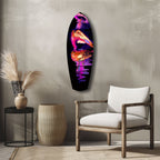 Colorful Lips V7 Glass Wall Art