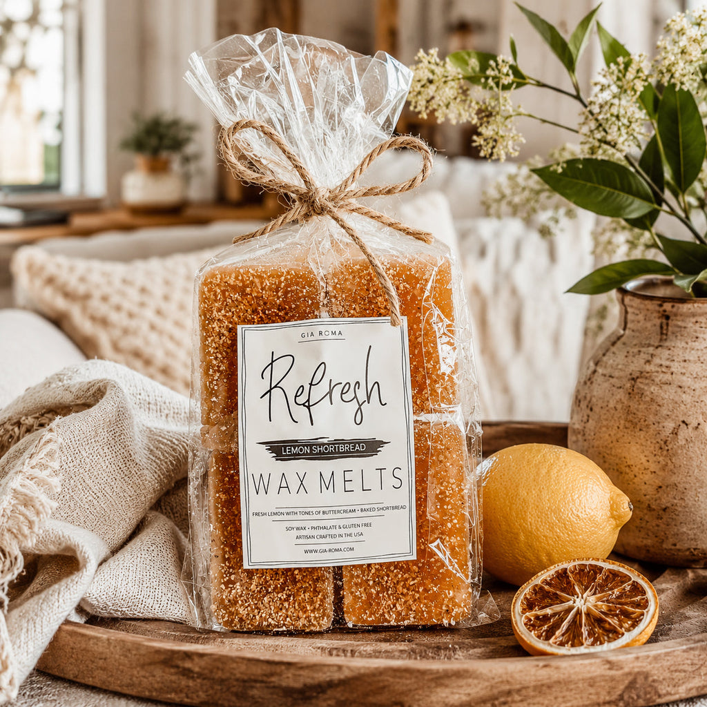 Lemon Shortbread XL Wax Melts — Select Your Label