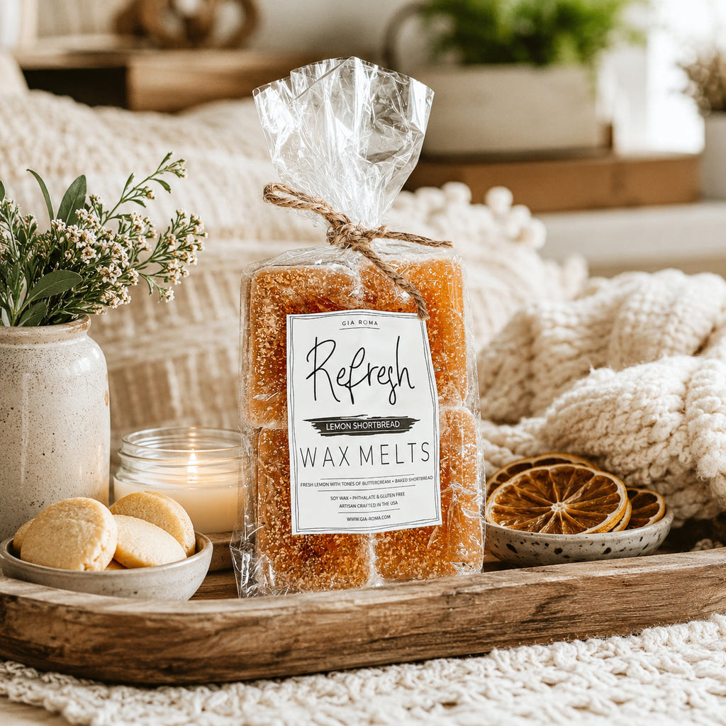 Lemon Shortbread XL Wax Melts — Select Your Label