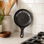 Bold "Life is Short...Lick the Spoon" Spoon Rest & Wooden Spoon — Select Your Color & Spoon