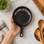 Bold "Life is Short...Lick the Spoon" Spoon Rest & Wooden Spoon — Select Your Color & Spoon