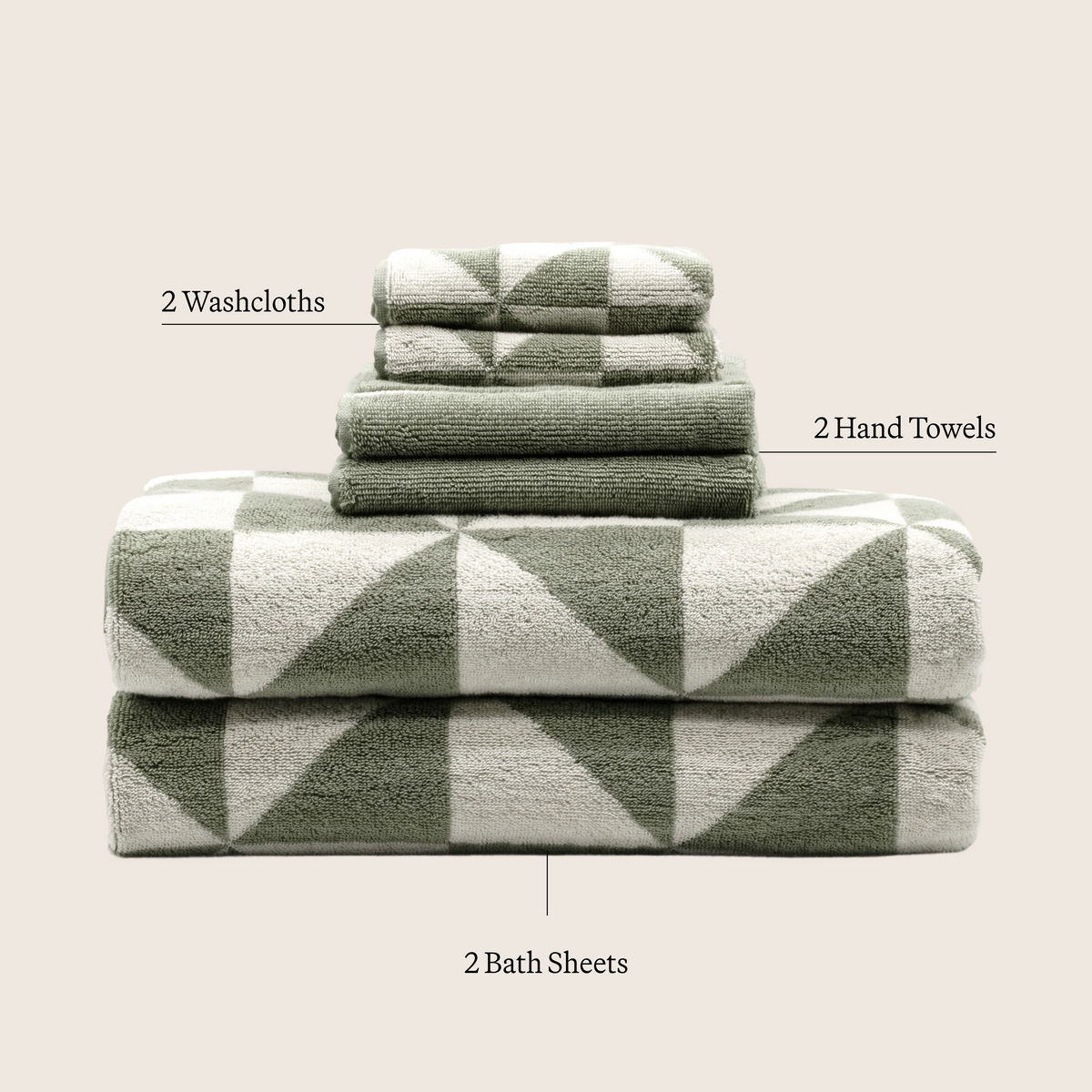 Deia Australian Cotton Towels — Select Your Color & Size
