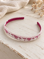 Blush Lace Skinny Headband