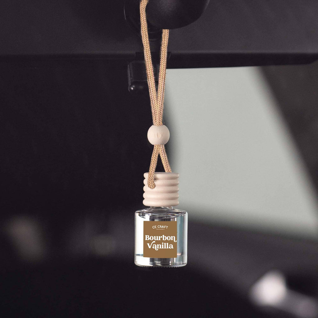 Masculine 4 Pack Scented Hanging Refillable Car Freshener Diffusers Bundle