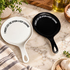 " I Might Lick the Spoon & Keep Cooking" Spoon Rest & Wooden Spoon — Select Your Color & Spoon