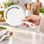 " I Might Lick the Spoon & Keep Cooking" Spoon Rest & Wooden Spoon — Select Your Color & Spoon