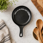 " I Might Lick the Spoon & Keep Cooking" Spoon Rest & Wooden Spoon — Select Your Color & Spoon