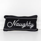 Naughty or Nice Double Sided Pillow