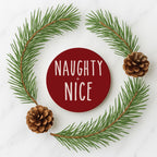 Minimalist Christmas Premium Ceramic Coasters with Cork Back — Select Your Pack & Color