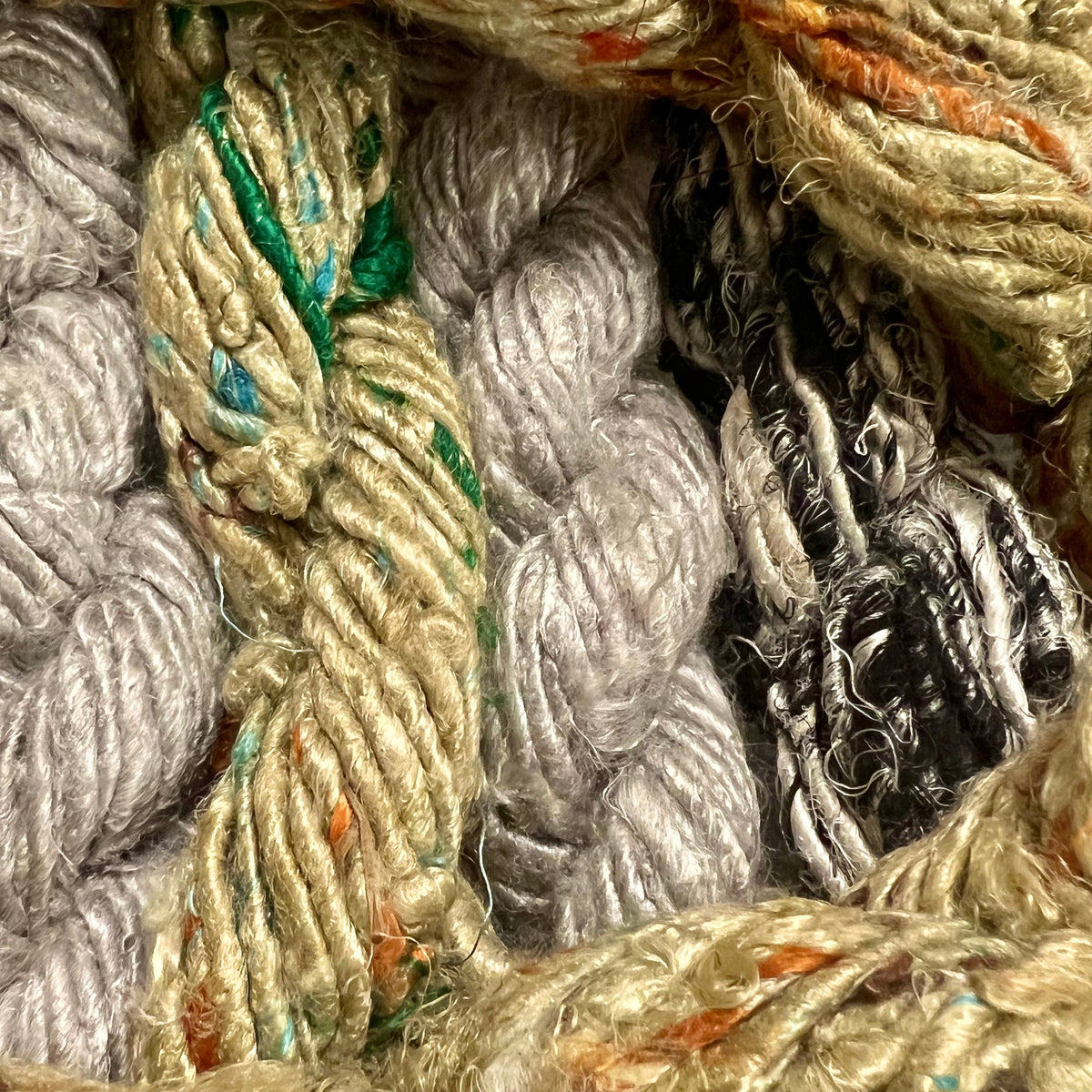 Mystery Hank of Banana Fiber Yarn — Choose Your Color Tones