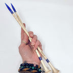 Purple Glitter Resin & Maple Knitting Needles — Choose Your Size