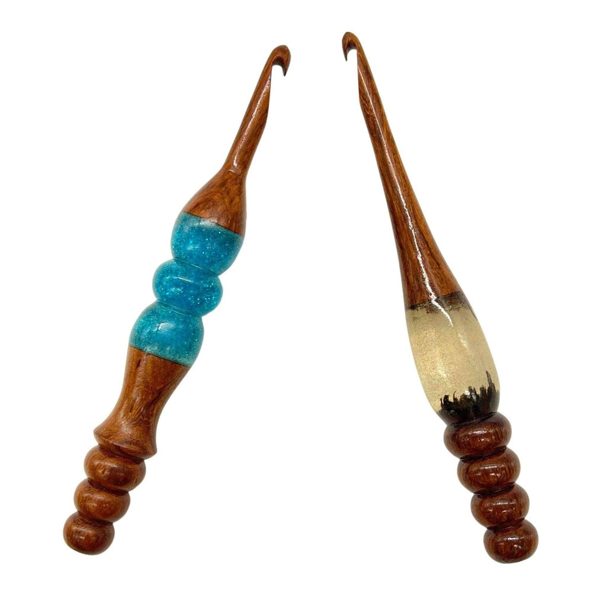 Sparkle Rosewood Crochet Hook — Choose Your Size