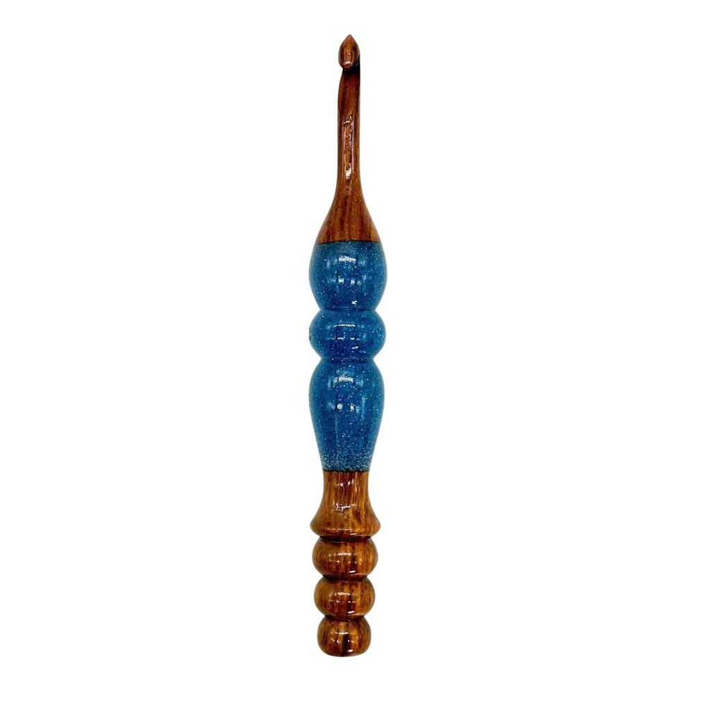 Sparkle Rosewood Crochet Hook — Choose Your Size
