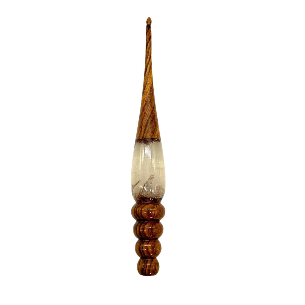 Sparkle Rosewood Crochet Hook — Choose Your Size