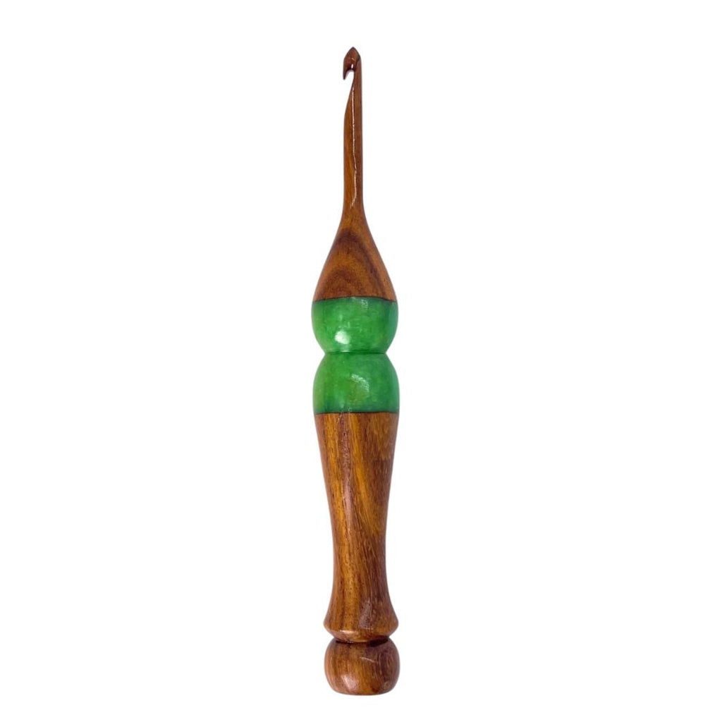 Sparkle Rosewood Crochet Hook — Choose Your Size