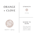 Orange + Clove Candle