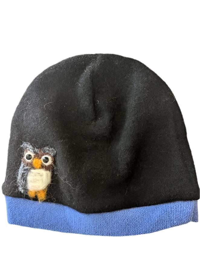 Owl Cashmere Hat - Toddler — Select Your Color