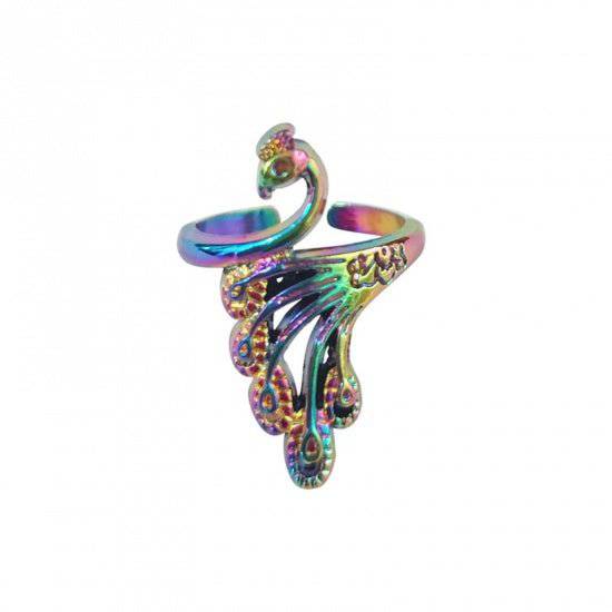 Peacock Yarn Tension Ring — Choose Your Style
