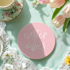 Easter + Spring Ceramic Coasters — Select Your Pack & Style
