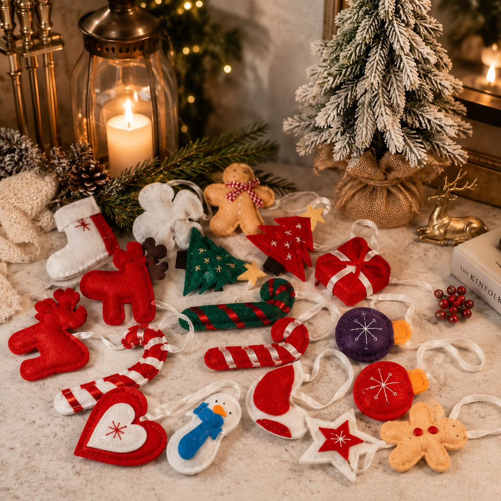 Handmade Felt Christmas Advent Calendar