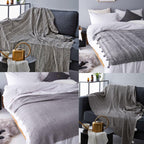 Casablanca Pom Pom Throw Blanket — Select Your Color