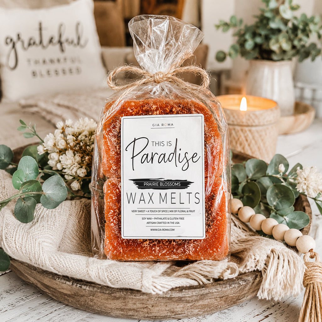 Prairie Blossoms XL Wax Melts — Select Your Label