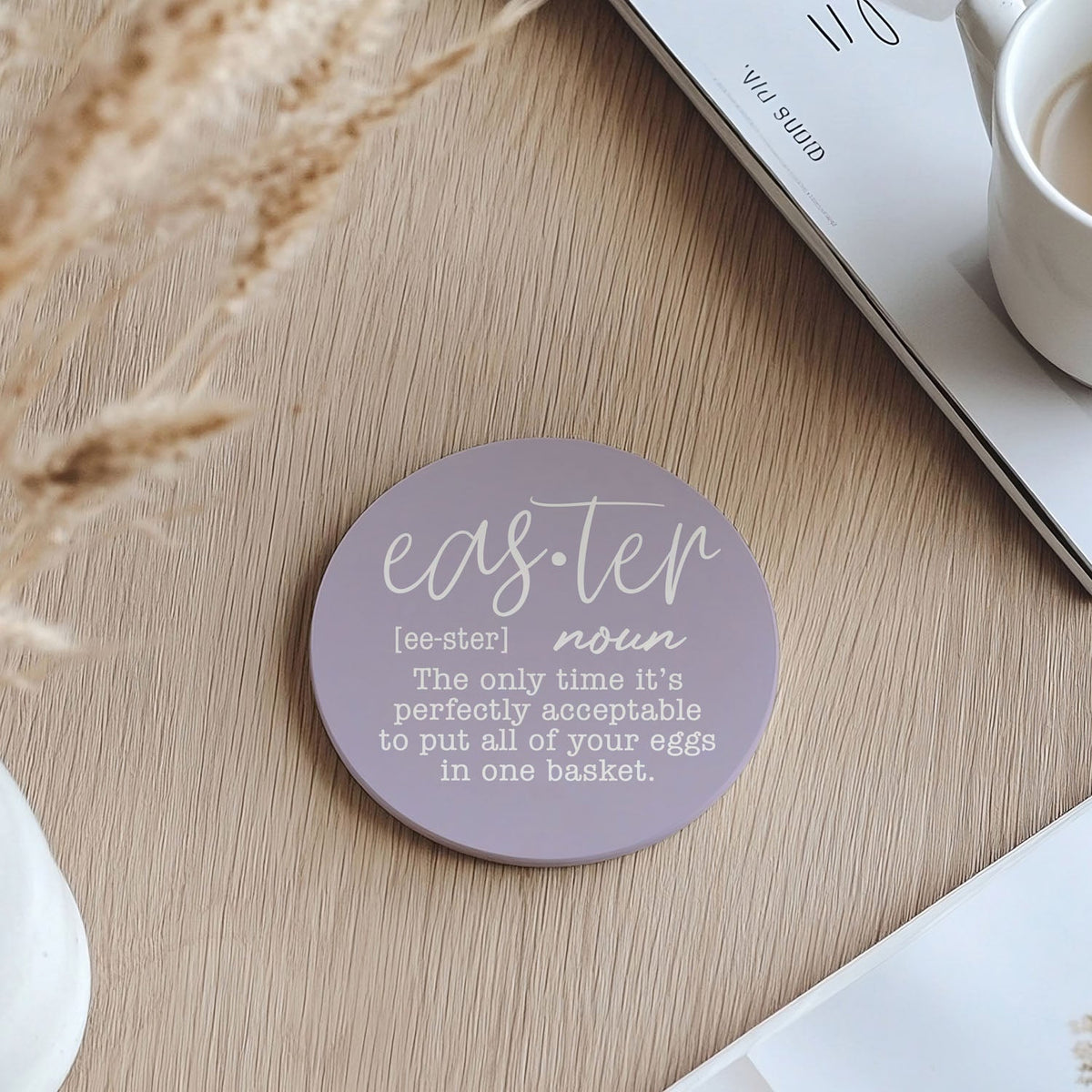 Easter + Spring Ceramic Coasters — Select Your Pack & Style