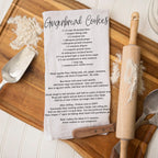 Gingerbread & Sugar Cookie Recipe Kitchen Towel