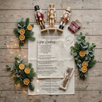 Gingerbread & Sugar Cookie Recipe Kitchen Towel