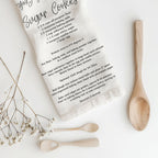 Gingerbread & Sugar Cookie Recipe Kitchen Towel