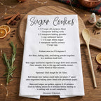 Gingerbread & Sugar Cookie Recipe Kitchen Towel