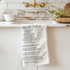 Gingerbread & Sugar Cookie Recipe Kitchen Towel