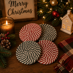 Candy Cane Coaster PRE-ORDER — Select Your Color